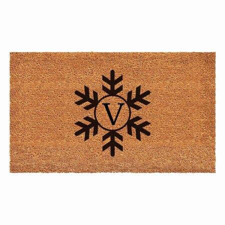 Calloway Mills Monogram Door Mat, Black, Natural, 17 in W x 29 in L 108791729V